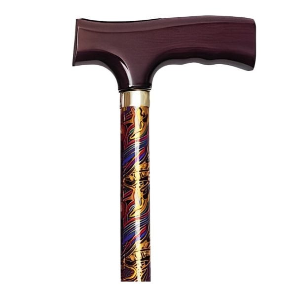 Folding Travel Canes, Fritz Handle, Paisley