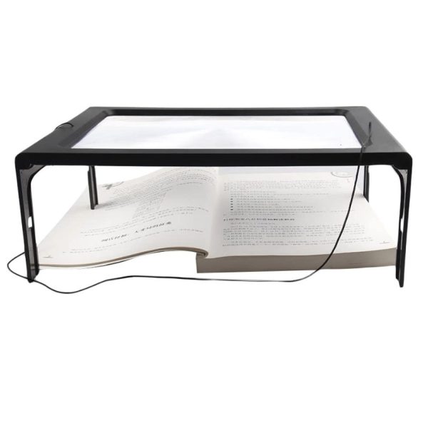 Deluxe Page Size Magnifier With Light