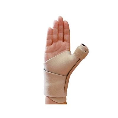 Adjustable Wrist-Thumb Support - One Size Fits Most - Aluminum Stay