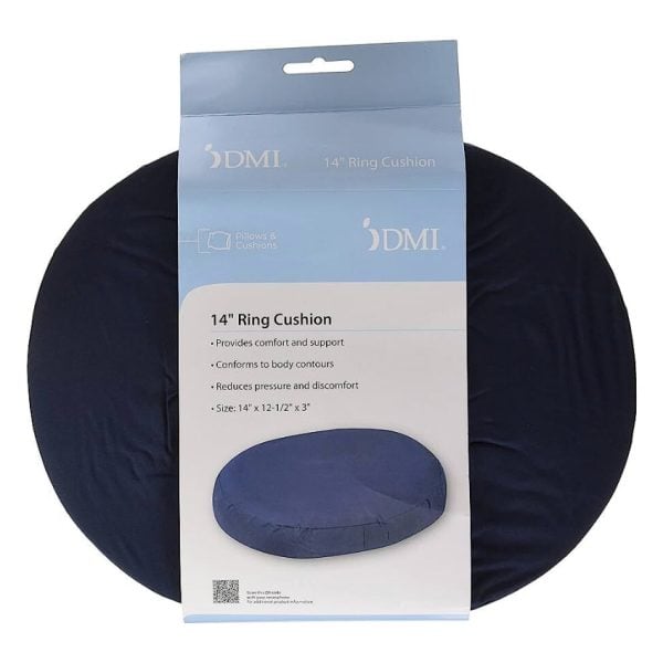 DMI Contoured Foam Ring Cushion, 14" x 12-1/2" x 3