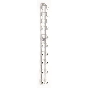 Premium Chrome Dumbbell Wall Rack for 10 Dumbbells