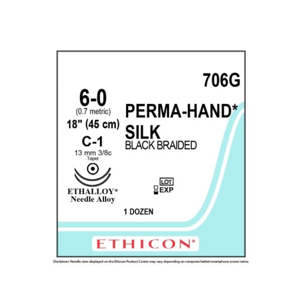 Ethicon Perma-Hand Silk Sutures