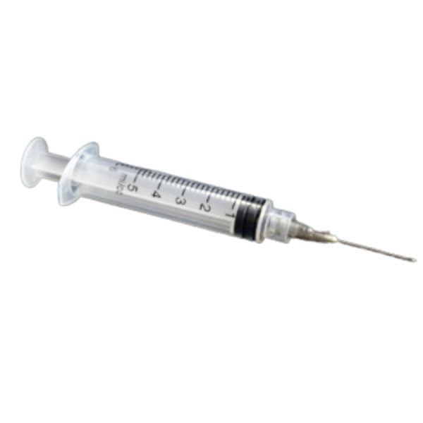 5-6ml Syringe/Needle Combination Luer-Lock Tip