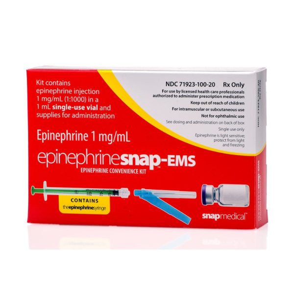 EMS Anaphylaxis Emergency Kit, Epinephrine 1 mg