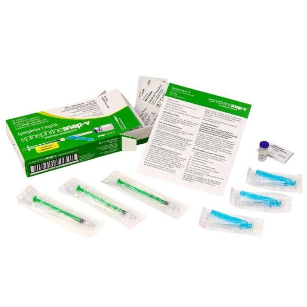 Epinephrine Snap-V Convenience Kit for Anaphylactic Emergencies Rx - Image 2