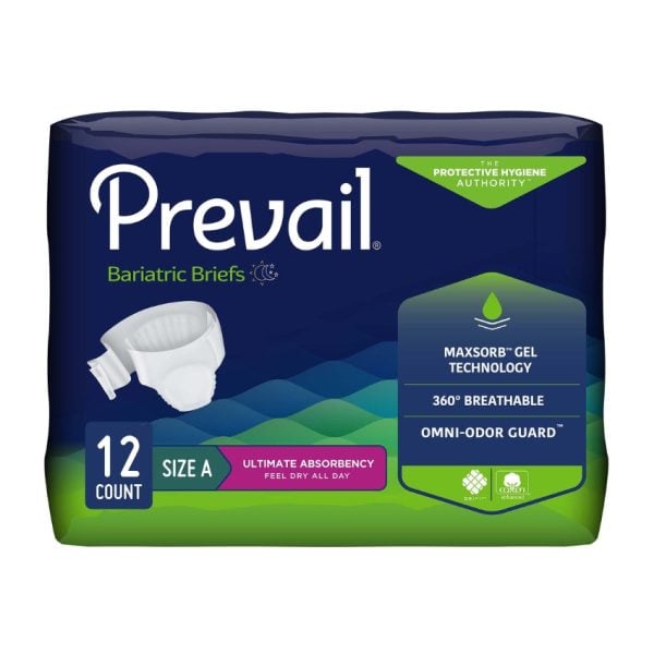 Unisex Adult Incontinence Brief Prevail