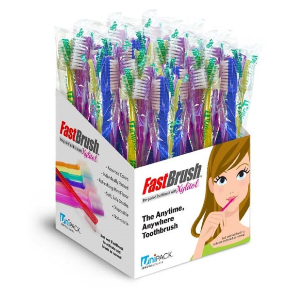 Unipack, Fast Brush Pre-Pasted Disposable Toothbrushes - Image 2