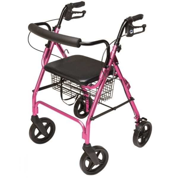 Walkabout Four-Wheel Contour Deluxe Rollator - Image 6