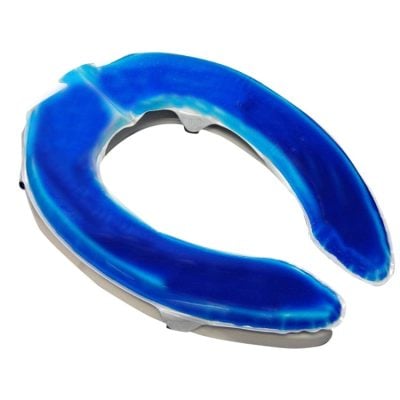 Gel Foam Commode Cushion - Horseshoe-Shaped - 350 lb Capacity
