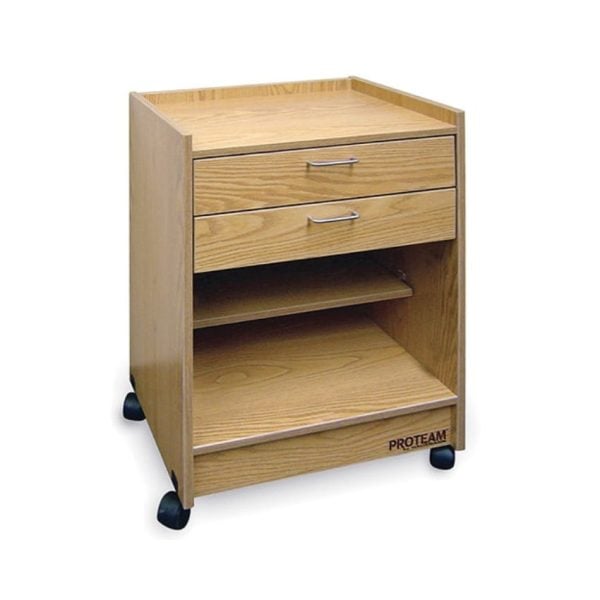 Monster Cart With Double Drawers And Open Cabinet Storage, 18″X24″