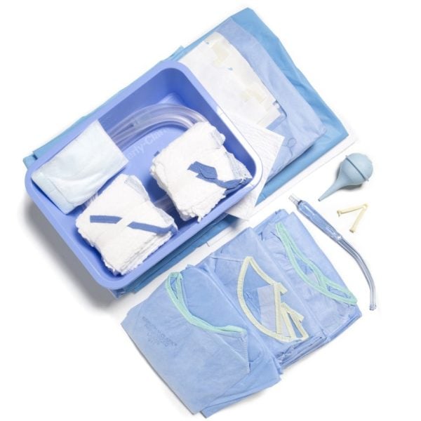 Halyard C-Section Fluid Collection Packs