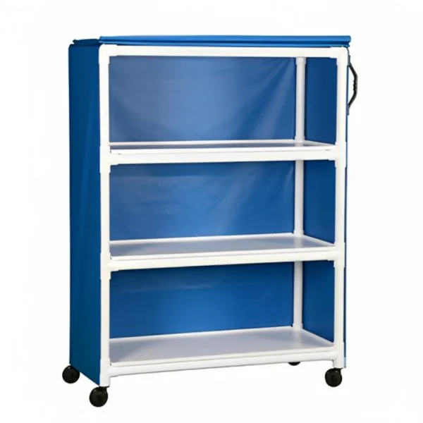 3 Shelves Linen Cart with Cover Standard Line