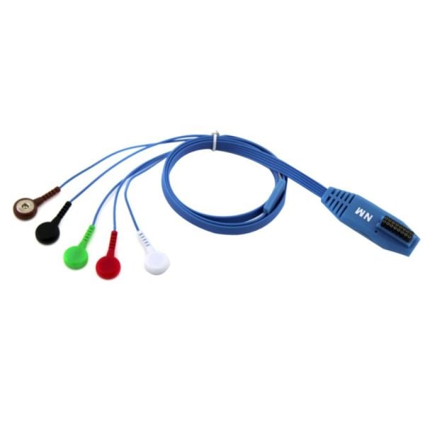 IQholter® Lead Wire 5-Lead Blue