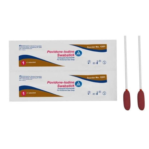 Povidone Iodine Swabsticks