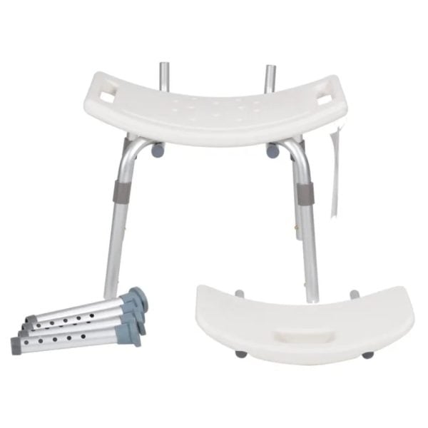 Deluxe Shower Chair with Back - Image 3