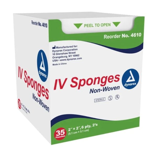 6-Ply IV Gauge Sponge, 2" x 2" - Image 2