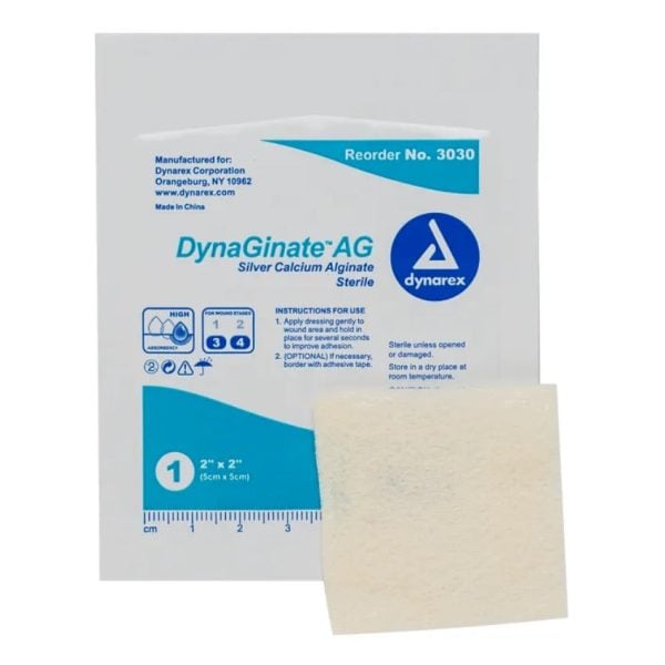 DynaGinate AG Silver Calcium Alginate Dressings