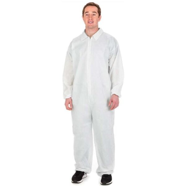 Heavyweight Coveralls with Elastic Cuffs and Ankles