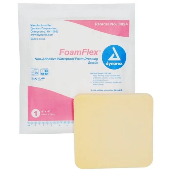 FoamFlex Non-Adhesive Waterproof Foam Dressings - Image 3