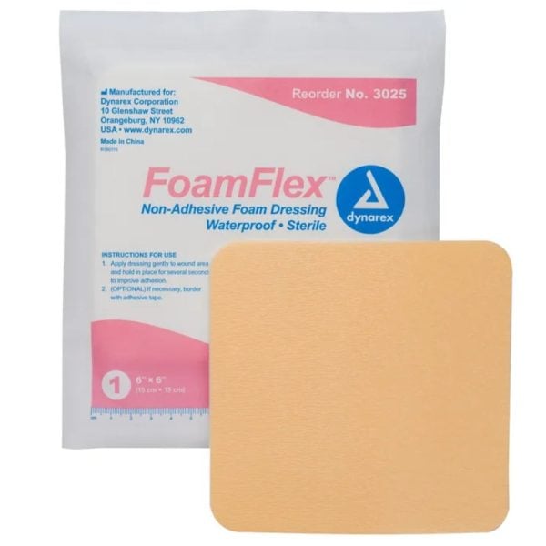 FoamFlex Non-Adhesive Waterproof Foam Dressings - Image 4