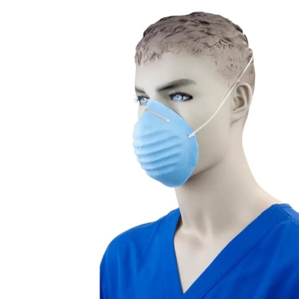 Molded Face Mask, Blue