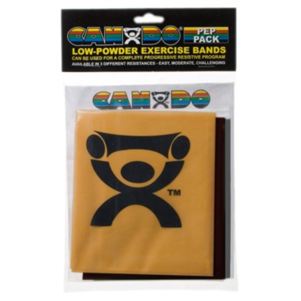 Low Powder Exercise Band and Tubing Retail Packs