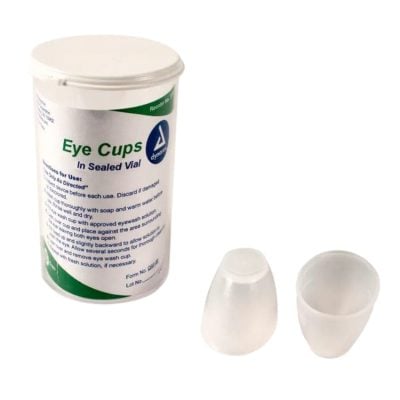 Eye Wash Cups - Sealed Vial - 6 per Vial