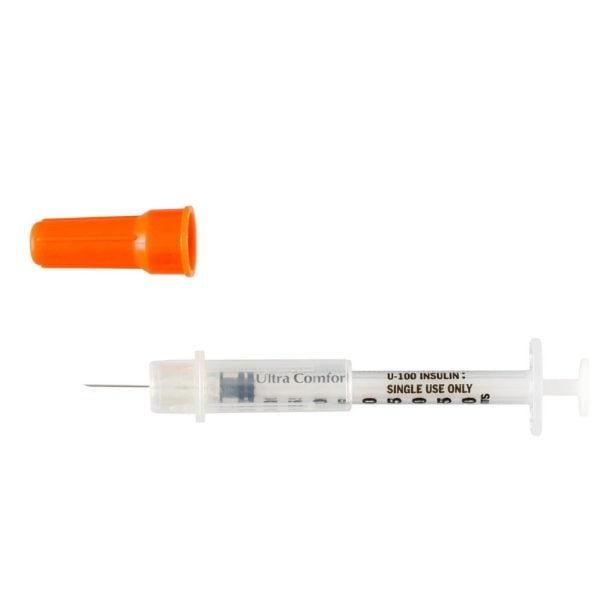 Monoject Insulin Safety Syringes with Permanent Needles - Image 2