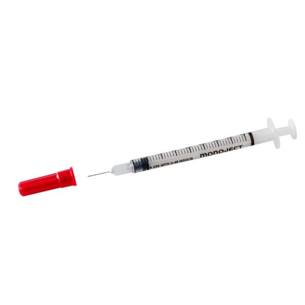 Monoject Veterinary Insulin Needle and Syringe Combinations - Image 3