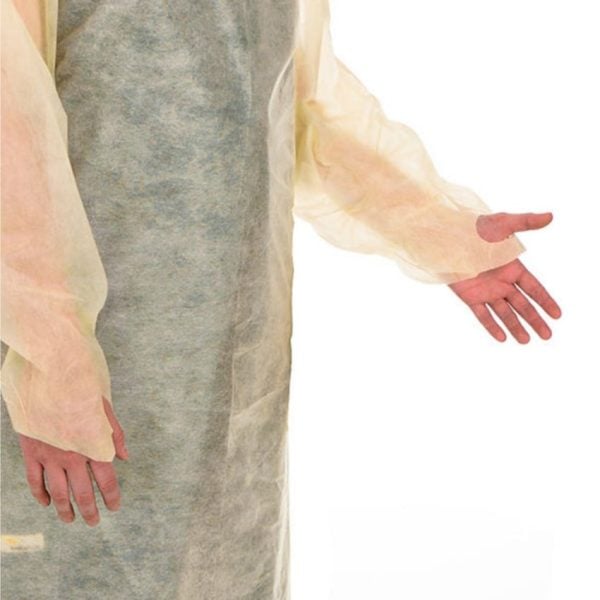 Over-The-Head Spunbond Protective Gown - Image 3