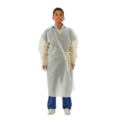 Over-the-Head Isolation Gown - AAMI Level 2 - 10/Pack