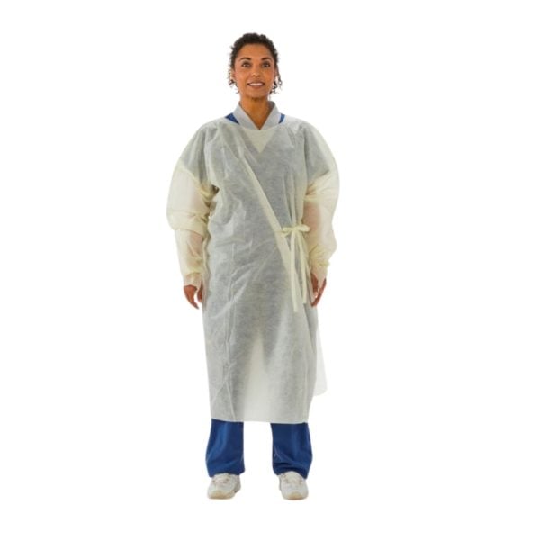 Over-The-Head AAMI Level 2 Isolation Gown