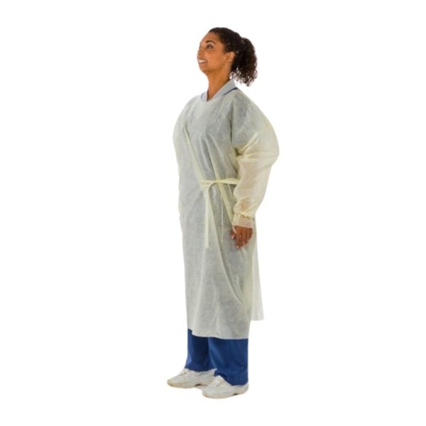 Over-The-Head AAMI Level 2 Isolation Gown - Image 3