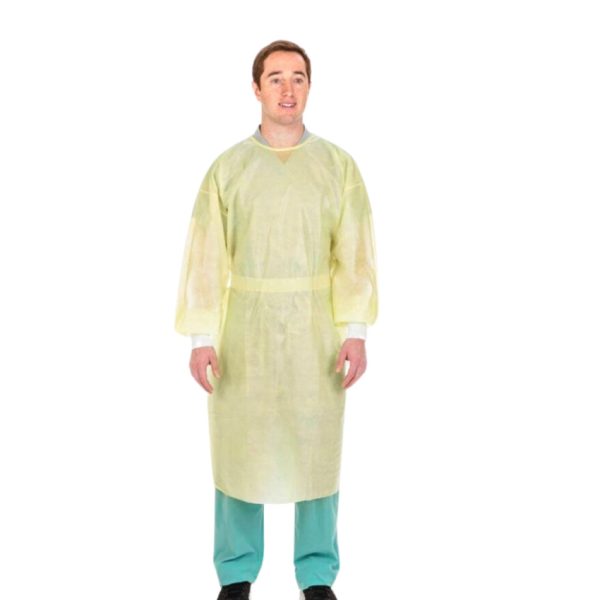 Poly-Coated Full-Back Isolation Gowns