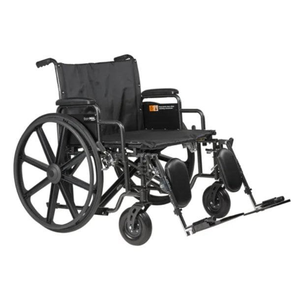 Bariatric HD Wheelchairs with Elevating Leg Rest - Image 3