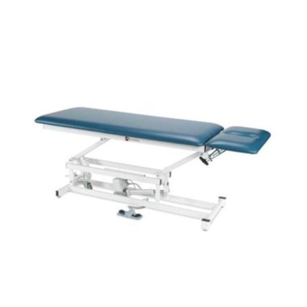 Two Section Top Power Adjustable Treatment Table with Face Cutout Section