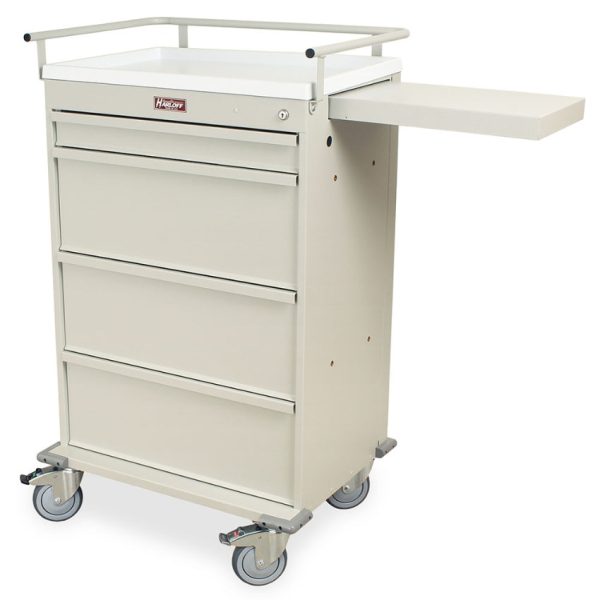 Value Line Punch Card Medication Cart with Key Lock