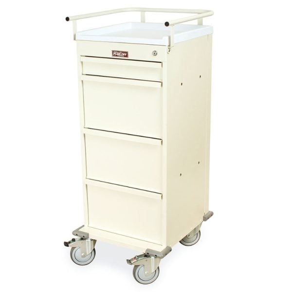 Value Line Punch Card Medication Cart with Key Lock