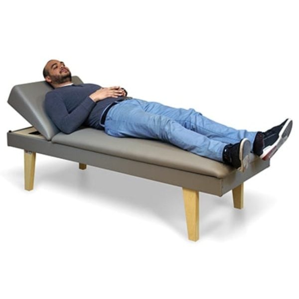 Recovery Couch with Adjustable Headrest and Additional Foam Padding