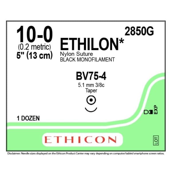 Ethilon Nylon Sutures, Black Monofilament - Image 11