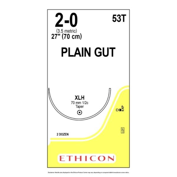 Surgical Gut Suture, Plain Gut, Yellowish Tan - Image 2