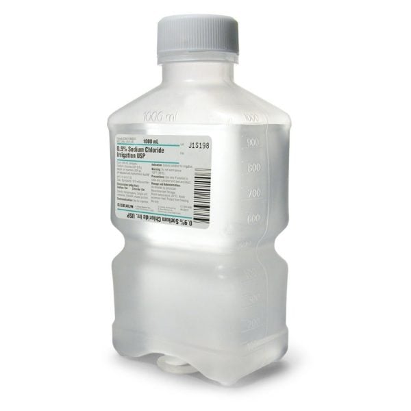 0.9% Sodium Chloride Irrigation USP in Plastic Container