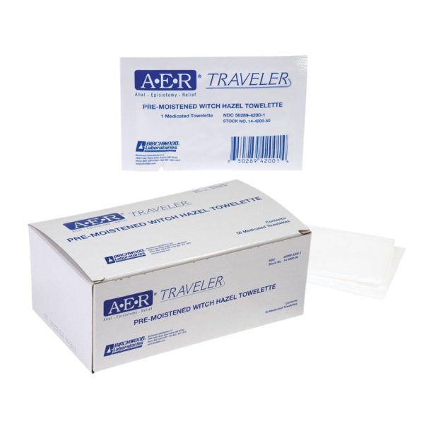 AER Witch Hazel Pads and Towelette - Image 2