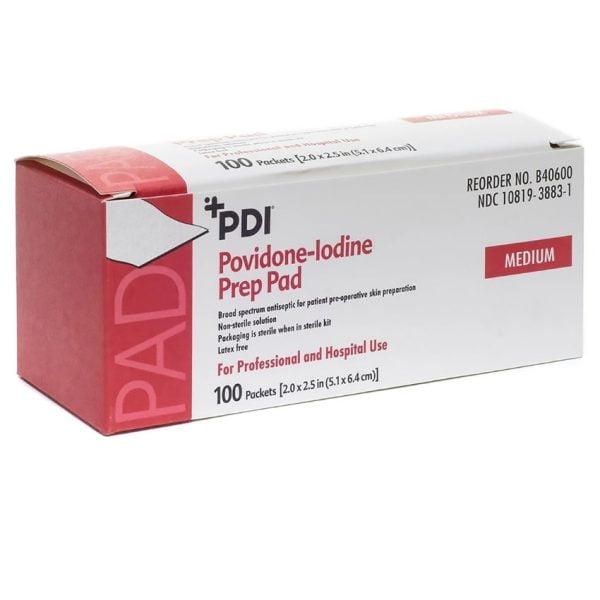 PDI 10% USP PVP-I Skin Antiseptic Swabsticks