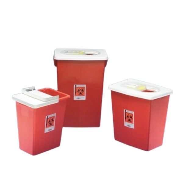 Monoject Large Volume Containers with Hinged Lid