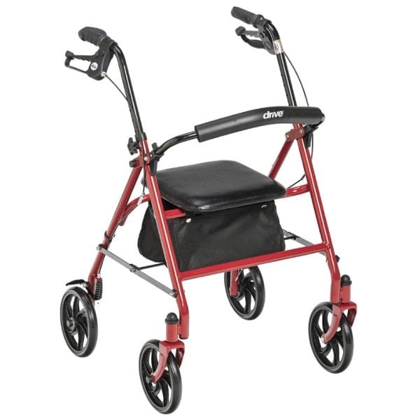 Durable 4 Wheel Rollator with 7.5" Casters - Image 2