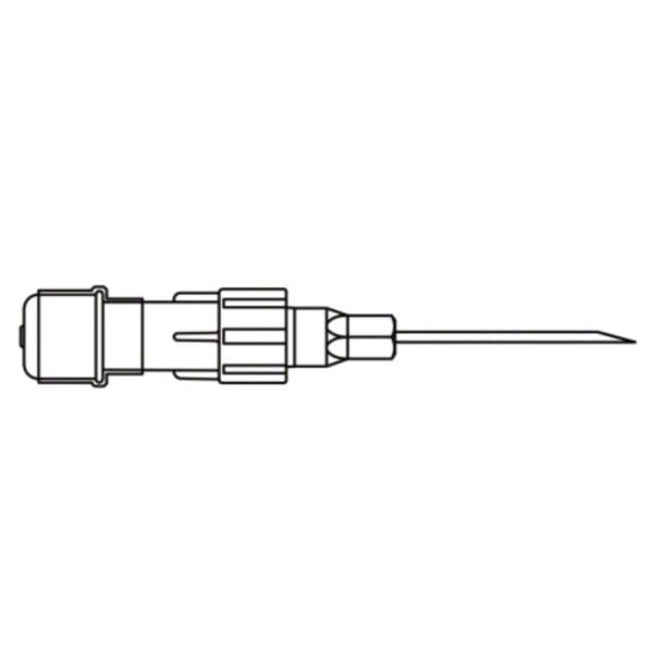 Intermittent Injection Port With 19 Ga. x 1 in. Needle - Image 2