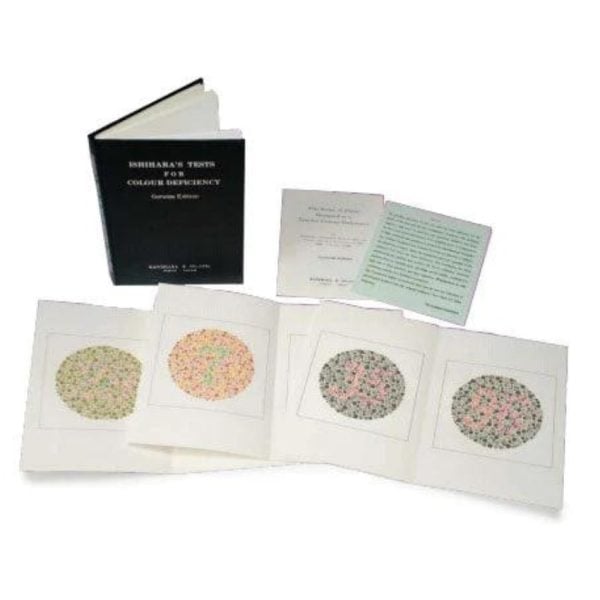 Ishihara Test Chart Books for Color Deficiency 38 Plate Complete Edition Book