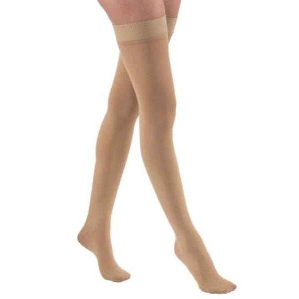 JOBST® Relief Thigh High 15-20 mmHg With Silicone Top Band, Closed Toe