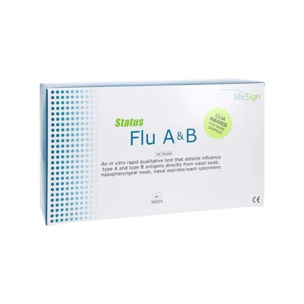 Status Flu A&B, CLIA Waived for Swab Specimens